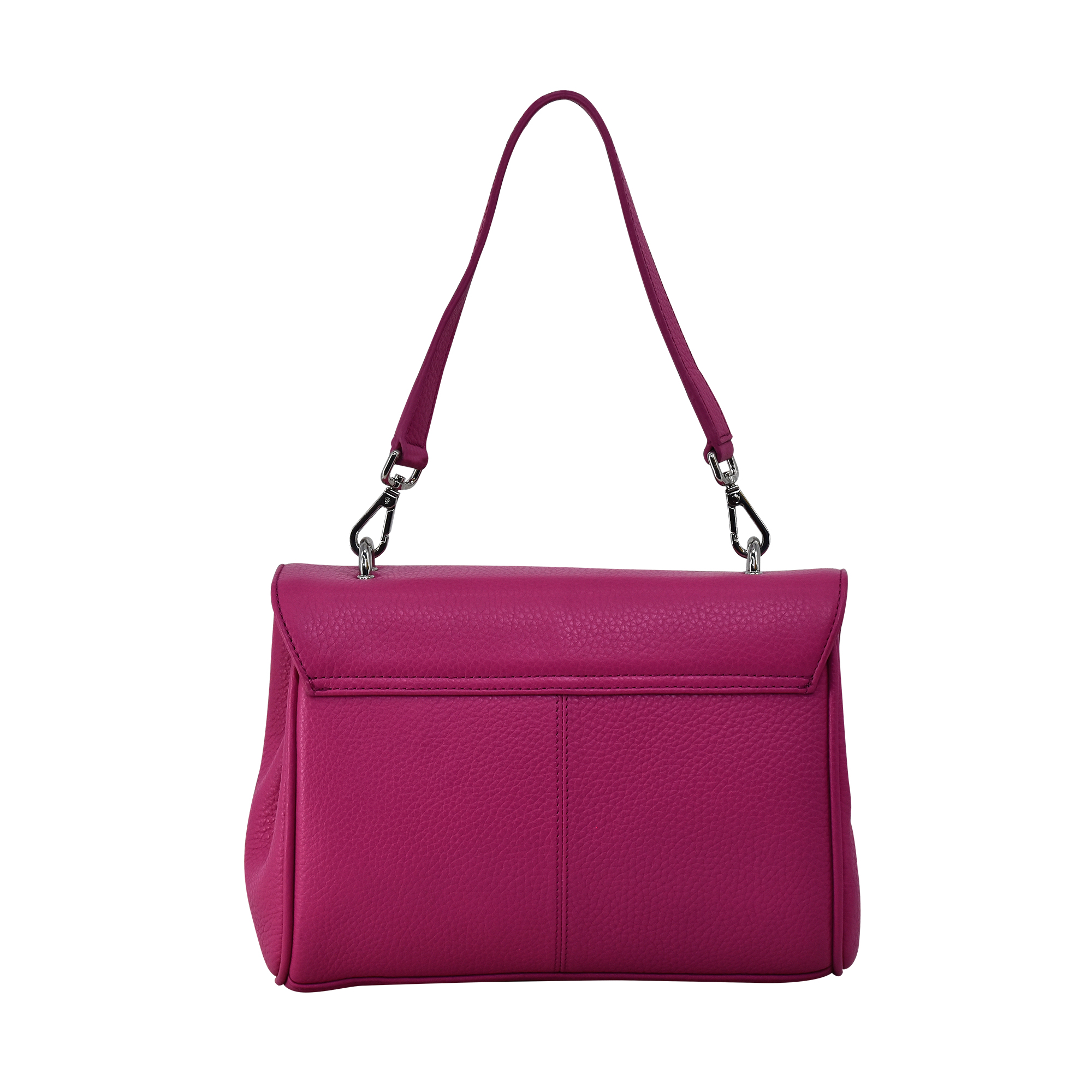 FLAPPY A Crossbody Überschlagtasche mit neuem Nylonriemen, pink